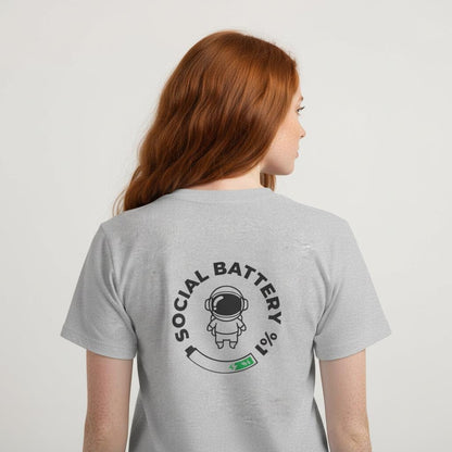 Social Battery Astronaut Tee | Unisex | T-Shirt