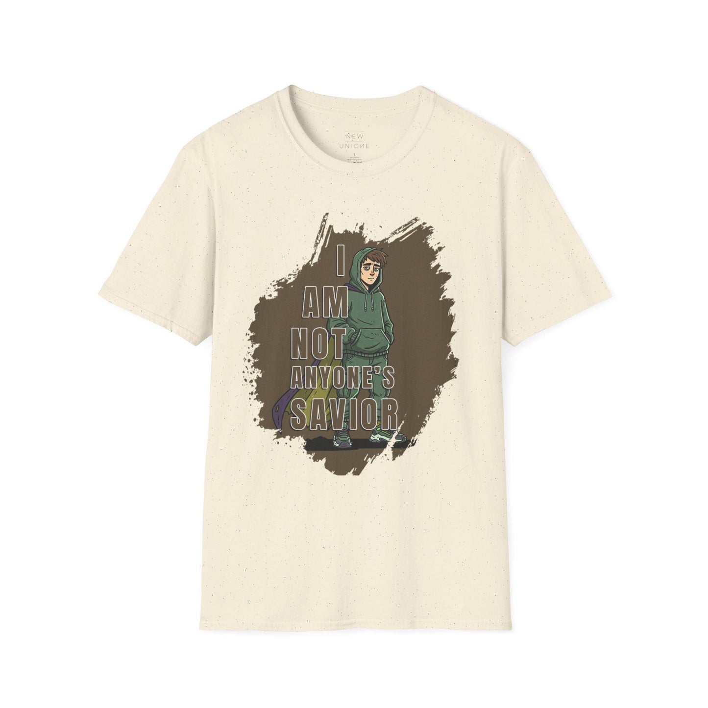 I Am Not Anyone's Savior T-Shirt | Hooded Figure Illustration