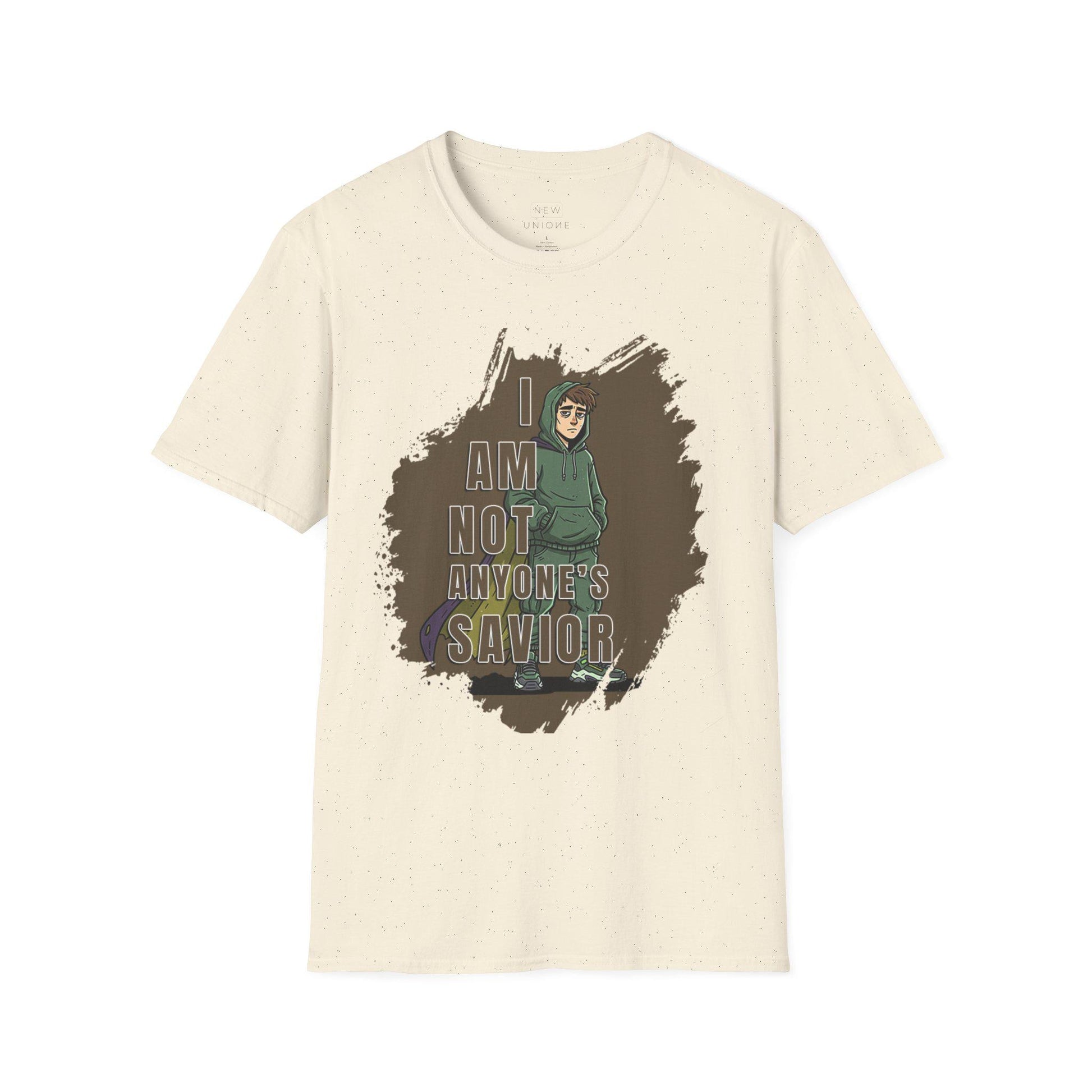 I Am Not Anyone's Savior T-Shirt | Hooded Figure Illustration