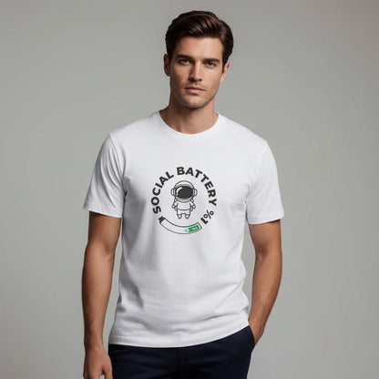 Social Battery Astronaut Tee | Unisex | T-Shirt