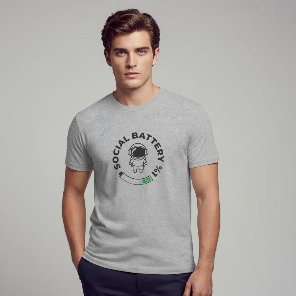 Social Battery Astronaut Tee | Unisex | T-Shirt