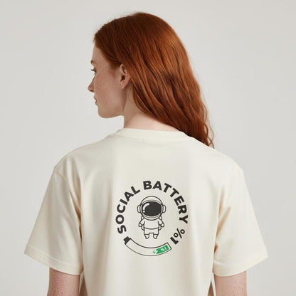 Social Battery Astronaut Tee | Unisex | T-Shirt